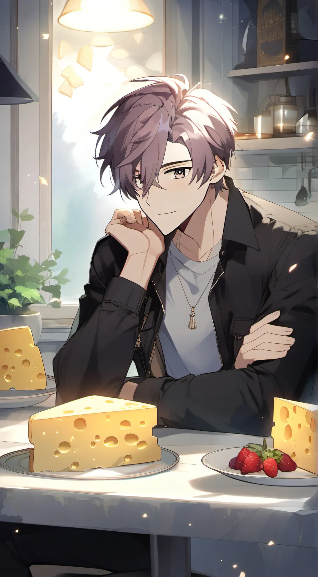 ai character: Jacob  background