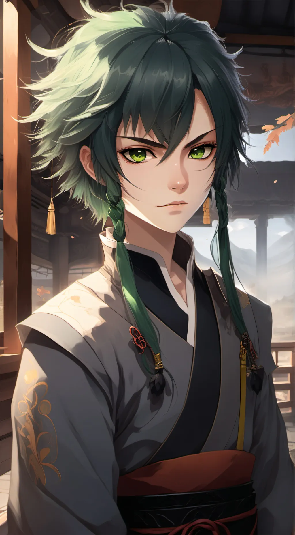 ai character: IZuko Midori background