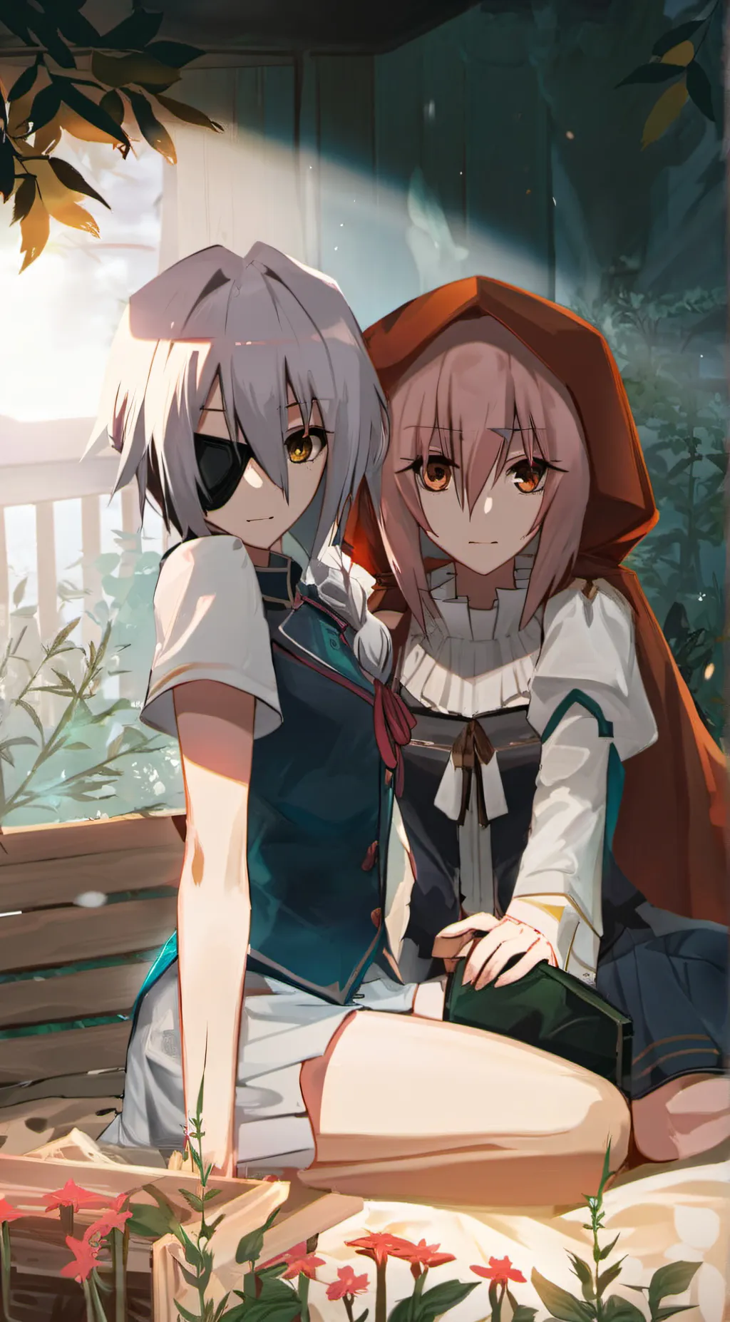 ai character: Ruby and Luna background