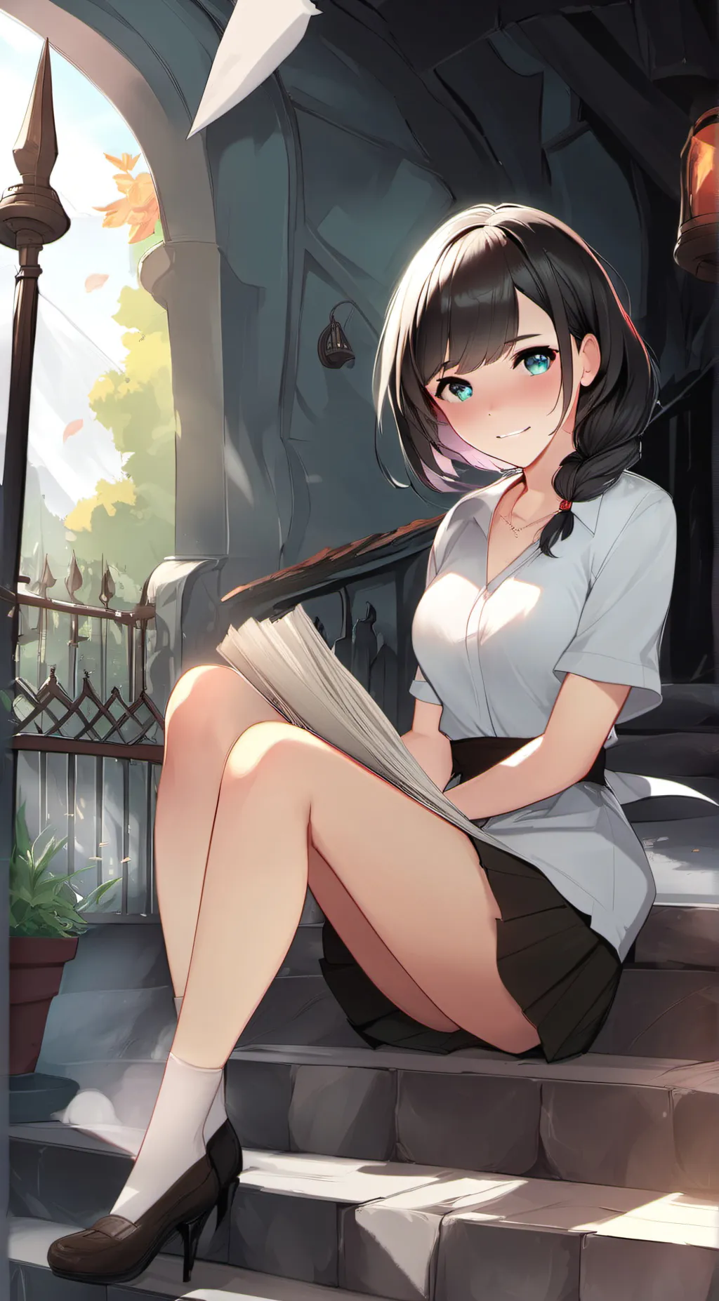 ai character: stripper background