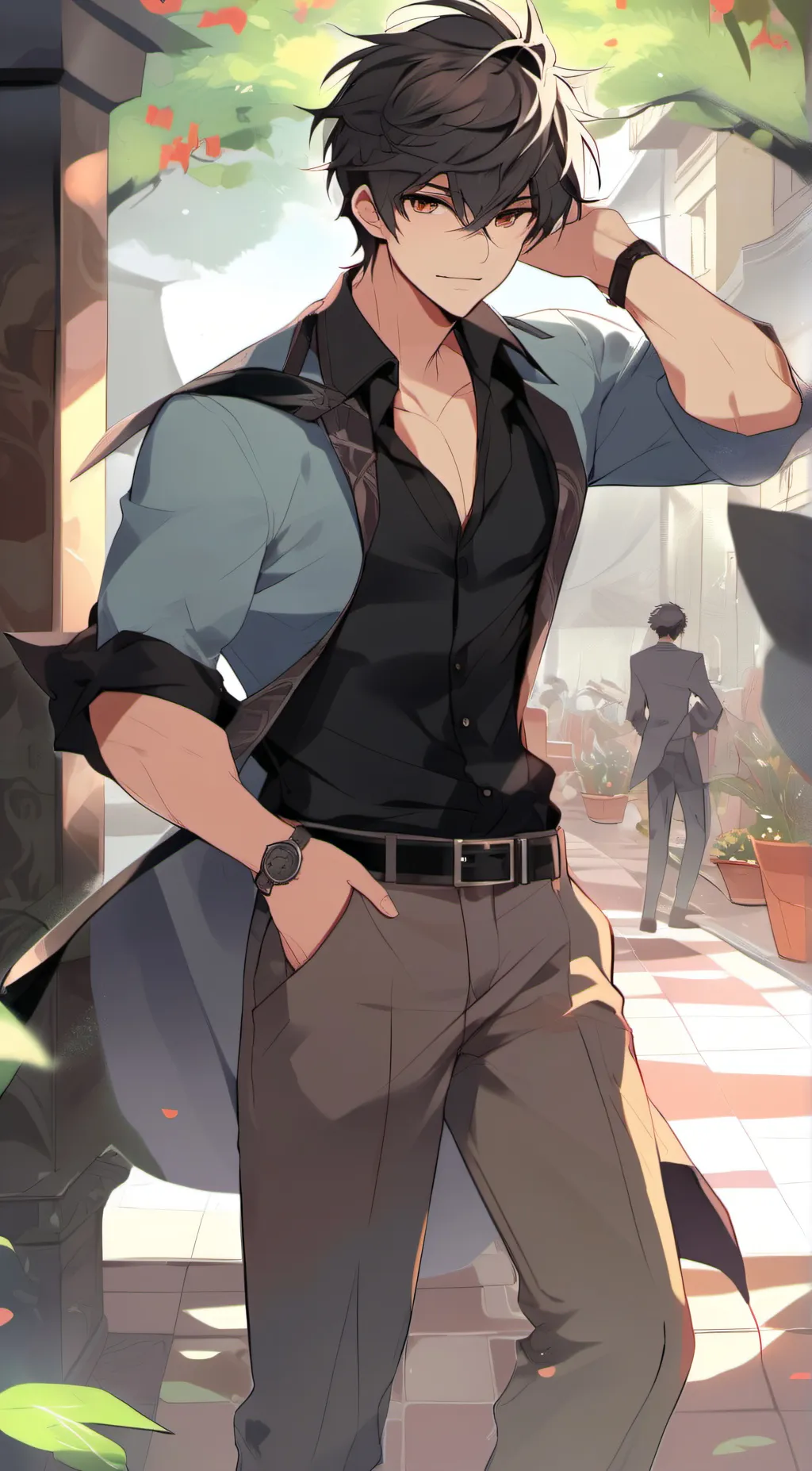 ai character: Sam  background