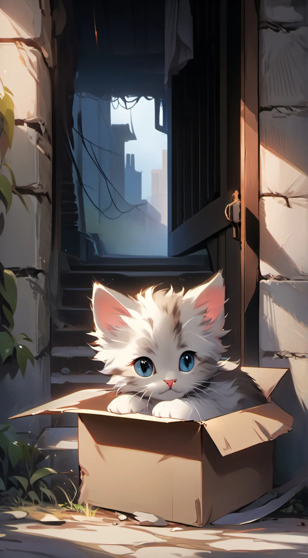 ai character: kitty background