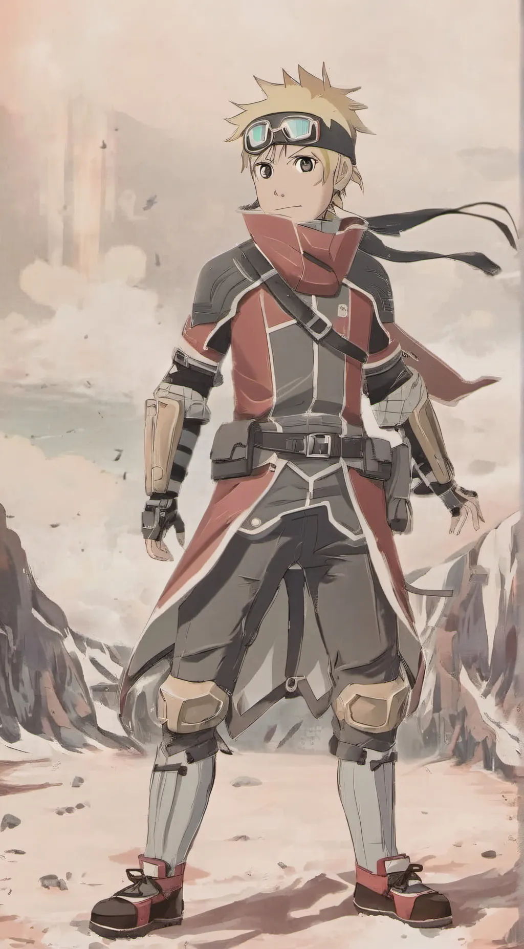 ai character: naruto  background