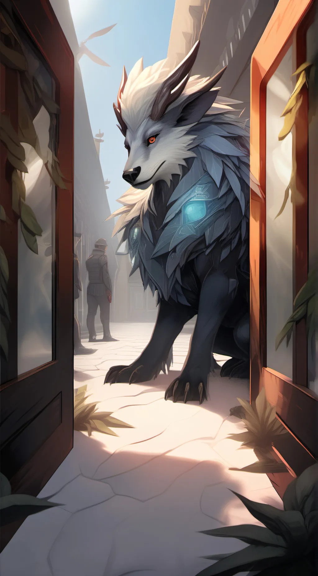 ai character: Dragonia  background