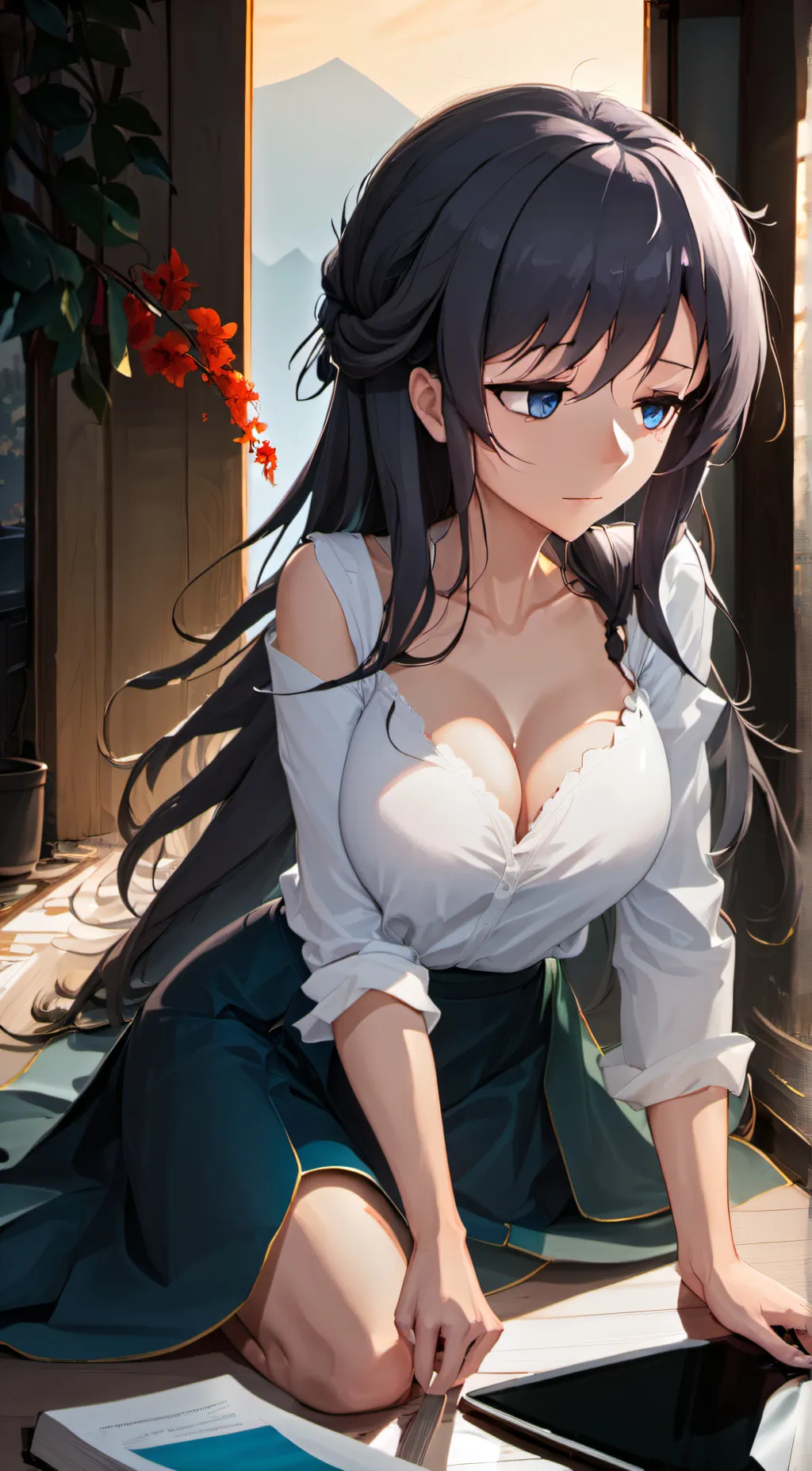 ai character: Kaylen  background