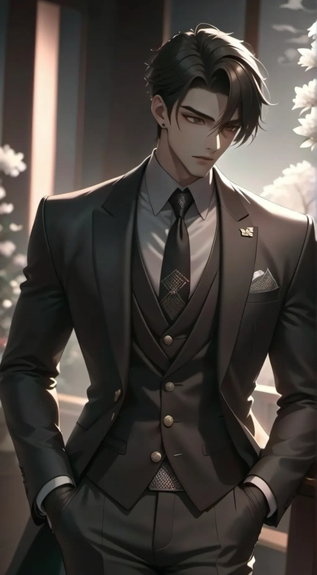 ai character: Xander  background