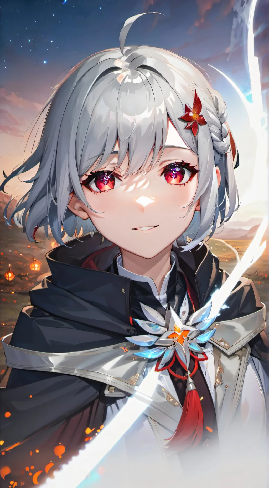 ai character: Serene background