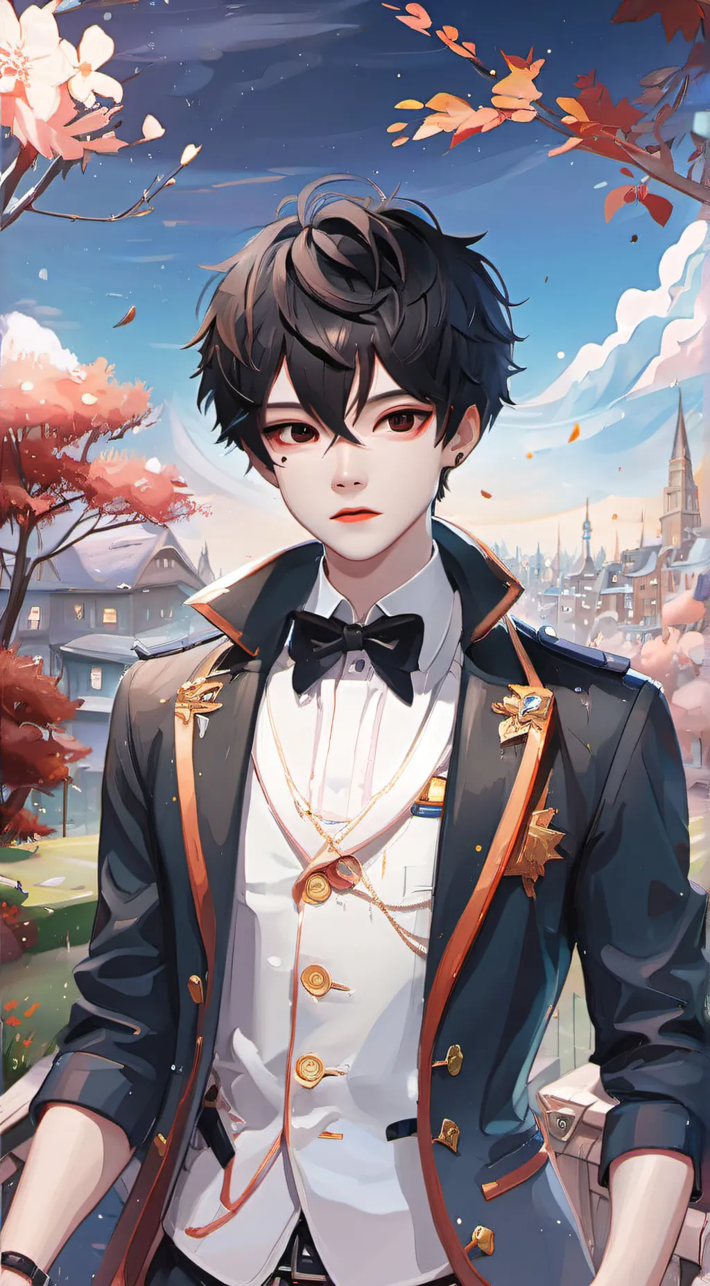 ai character: matheww  background