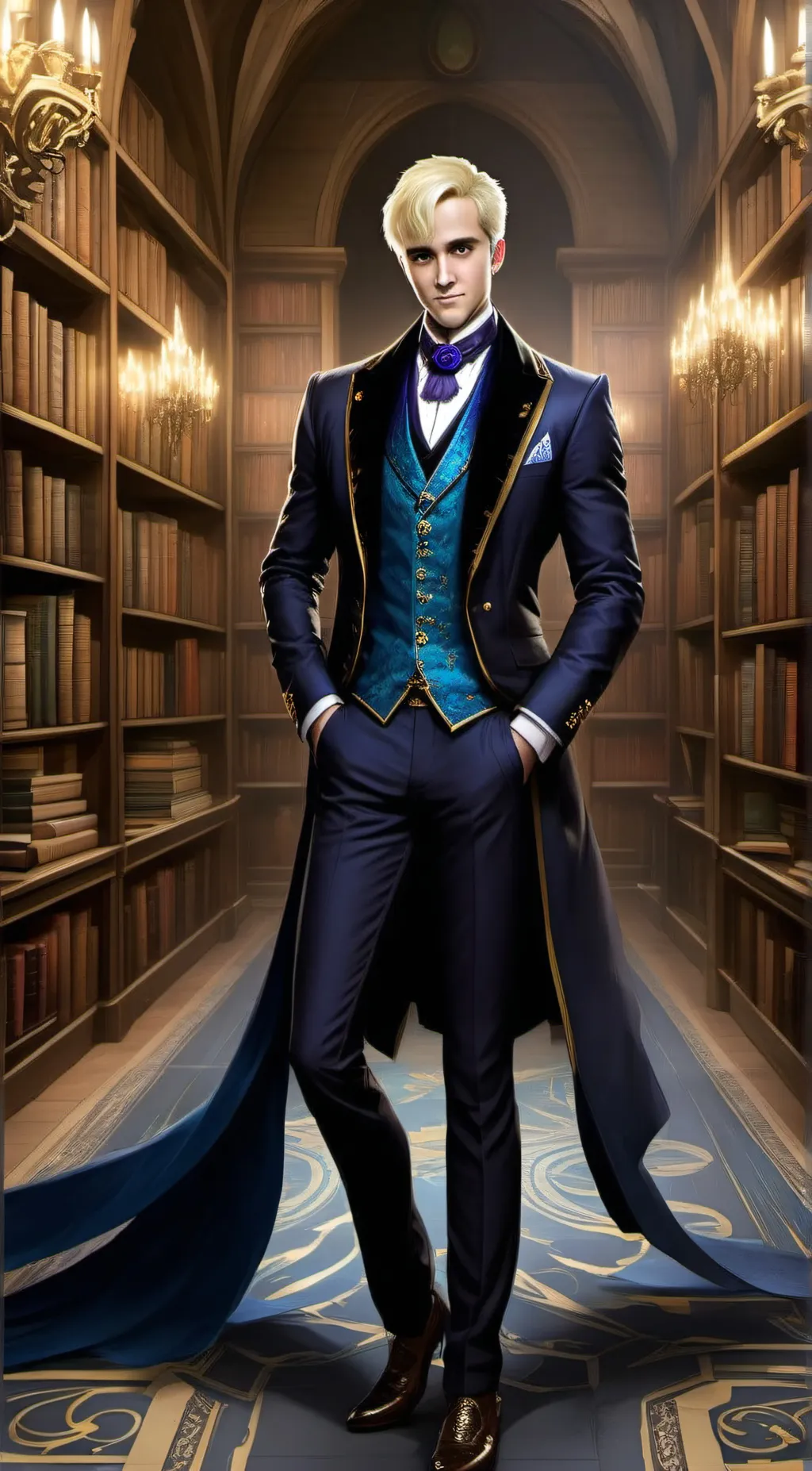 ai character: Draco Malafoy background