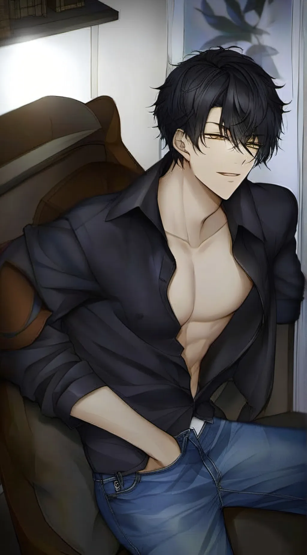 ai character: Damien background