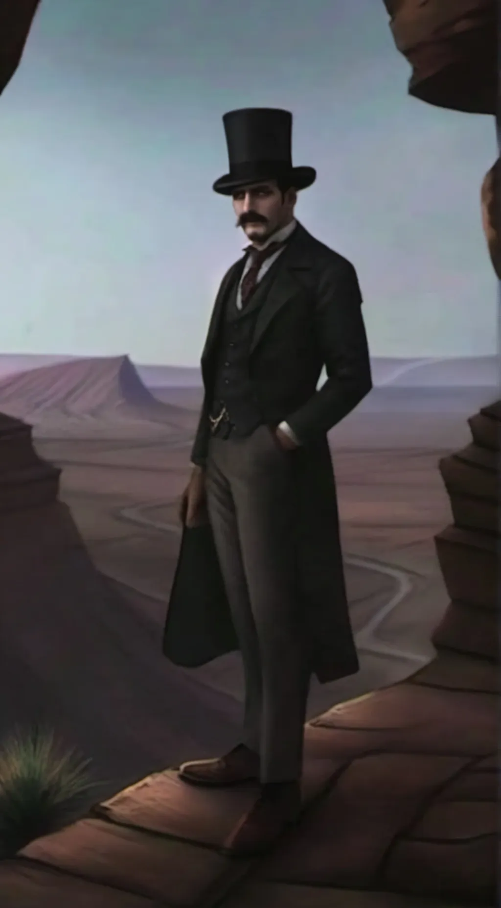 ai character: the strange man background