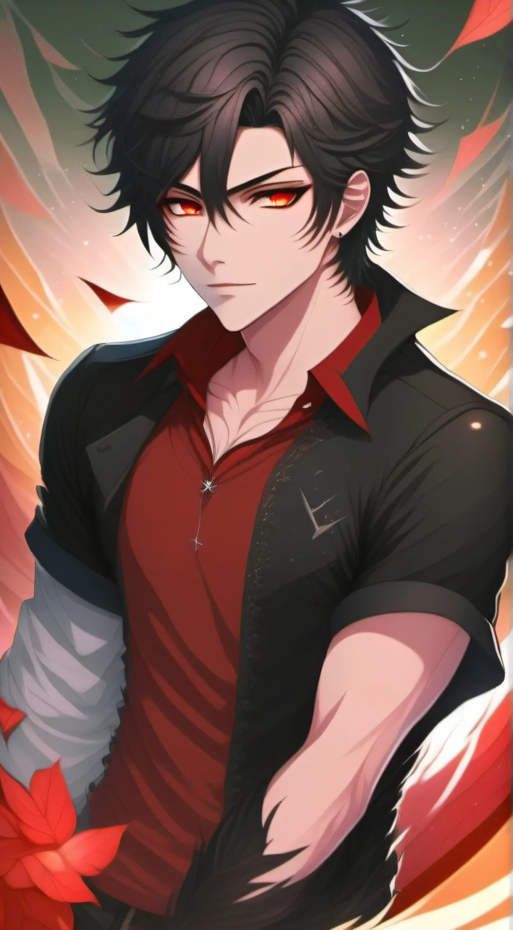 ai character: Aaron  background