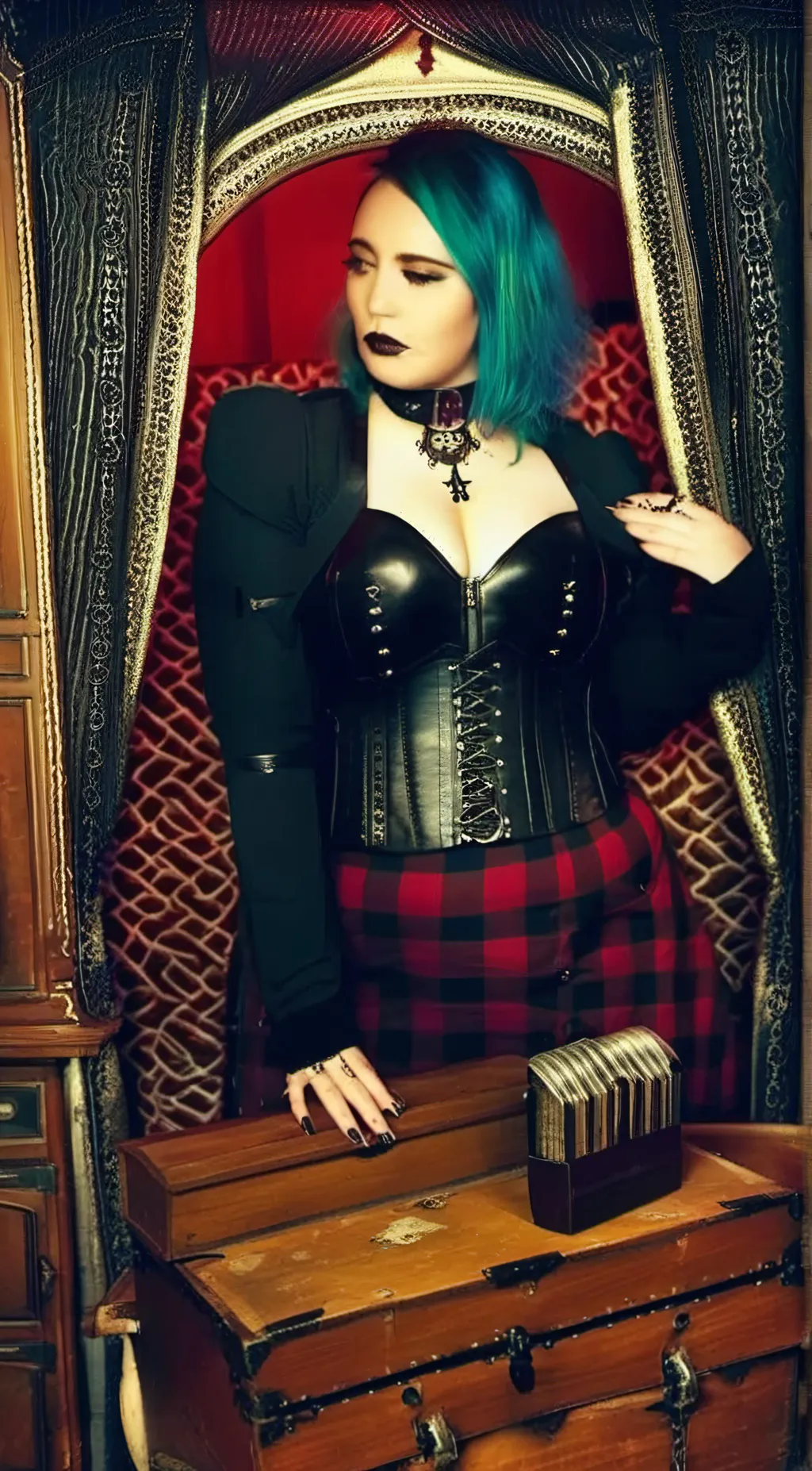 ai character: toxic tina background