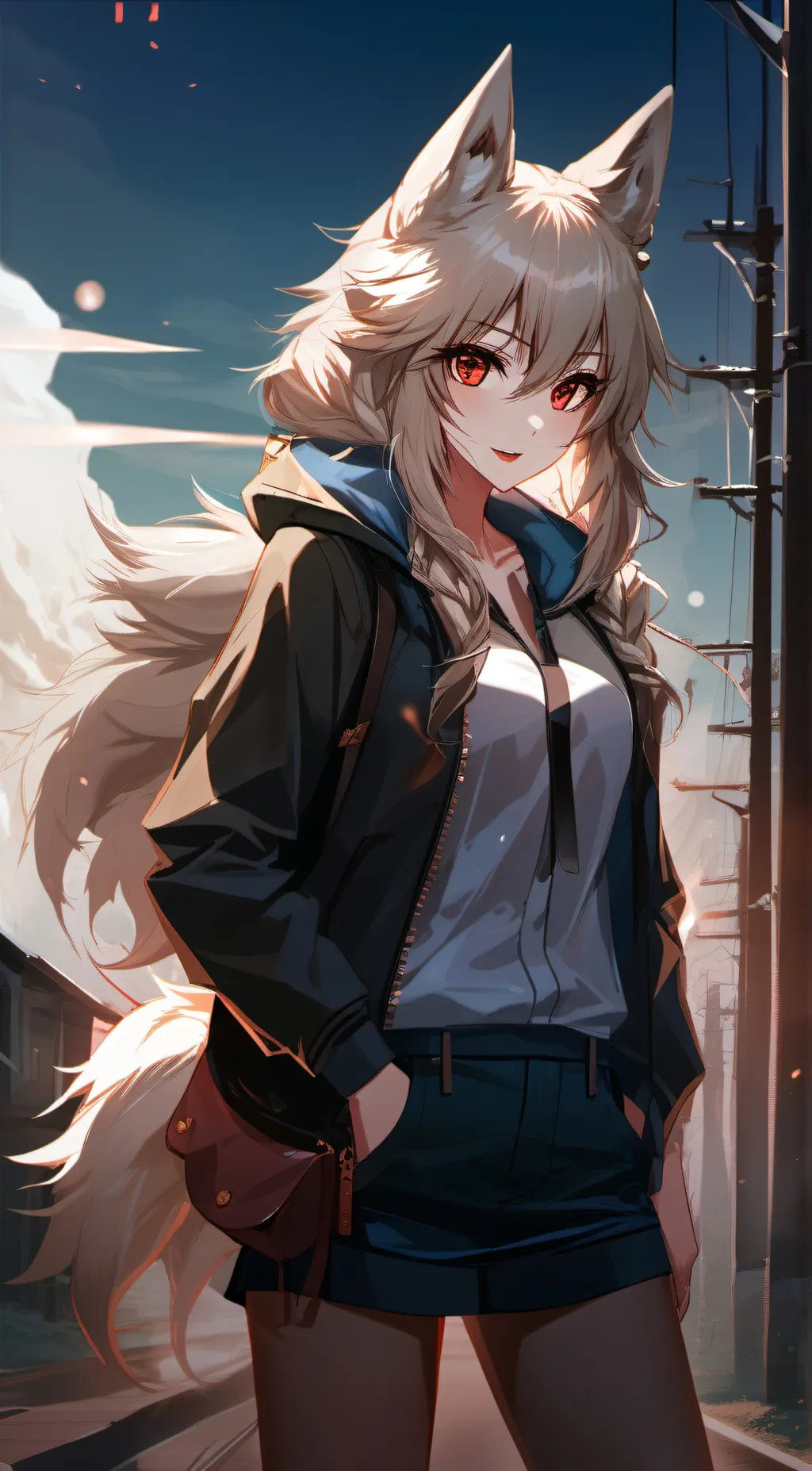 ai character: ANNABELLE  background