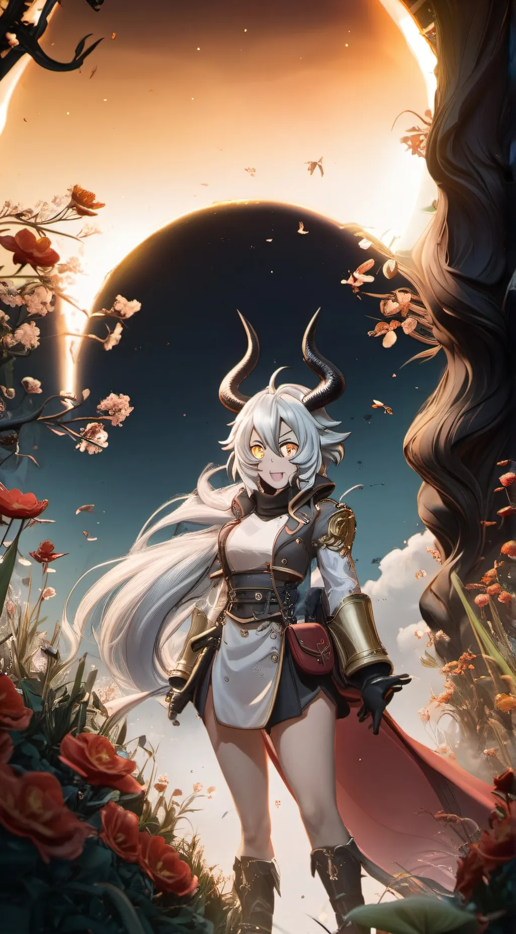 ai character: heather background