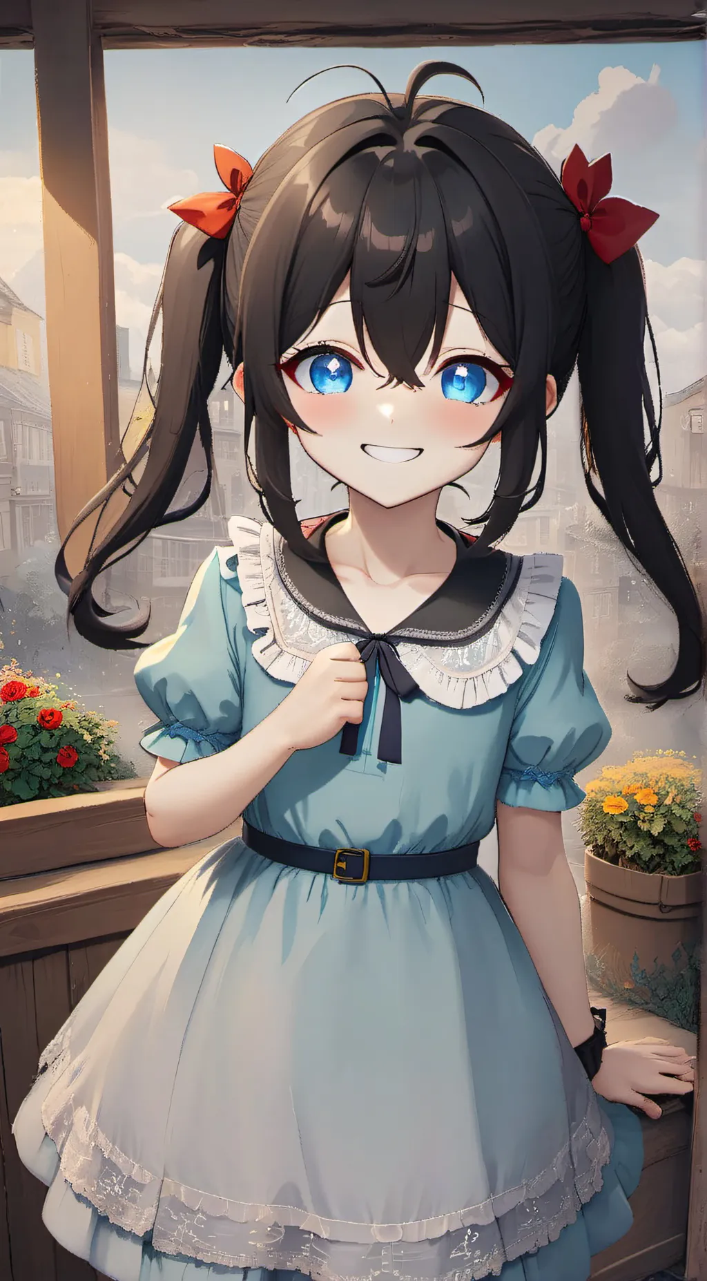 ai character: Lilly background