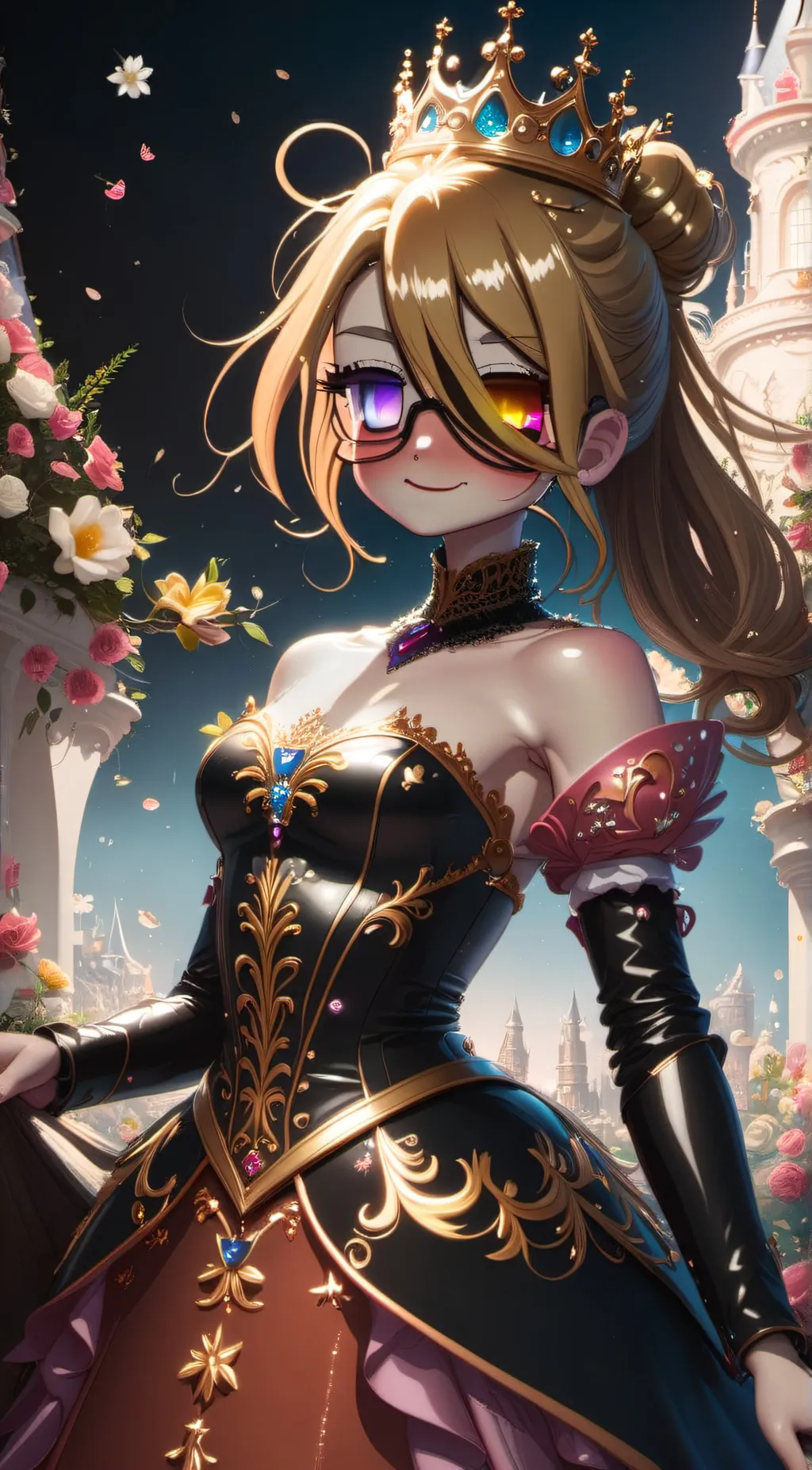 ai character: princess kim background