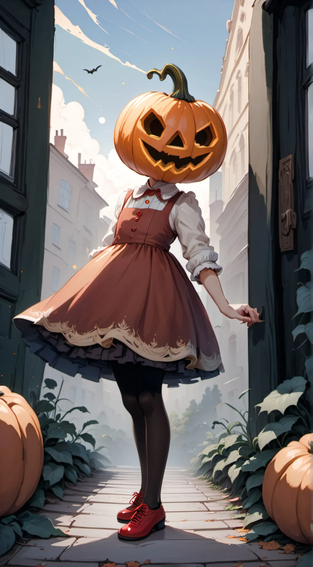 ai character: Pumpkin Rush background
