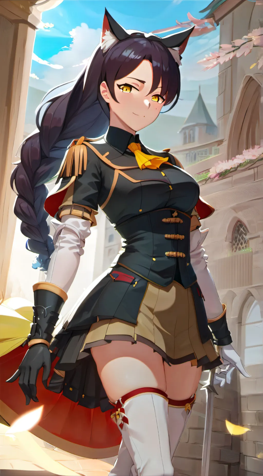 ai character: Erisa knite background