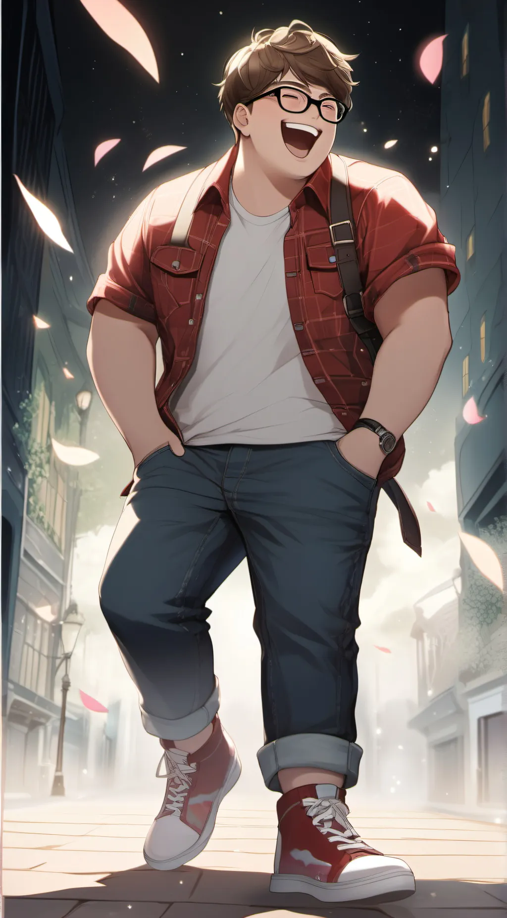 ai character: Teddy  background