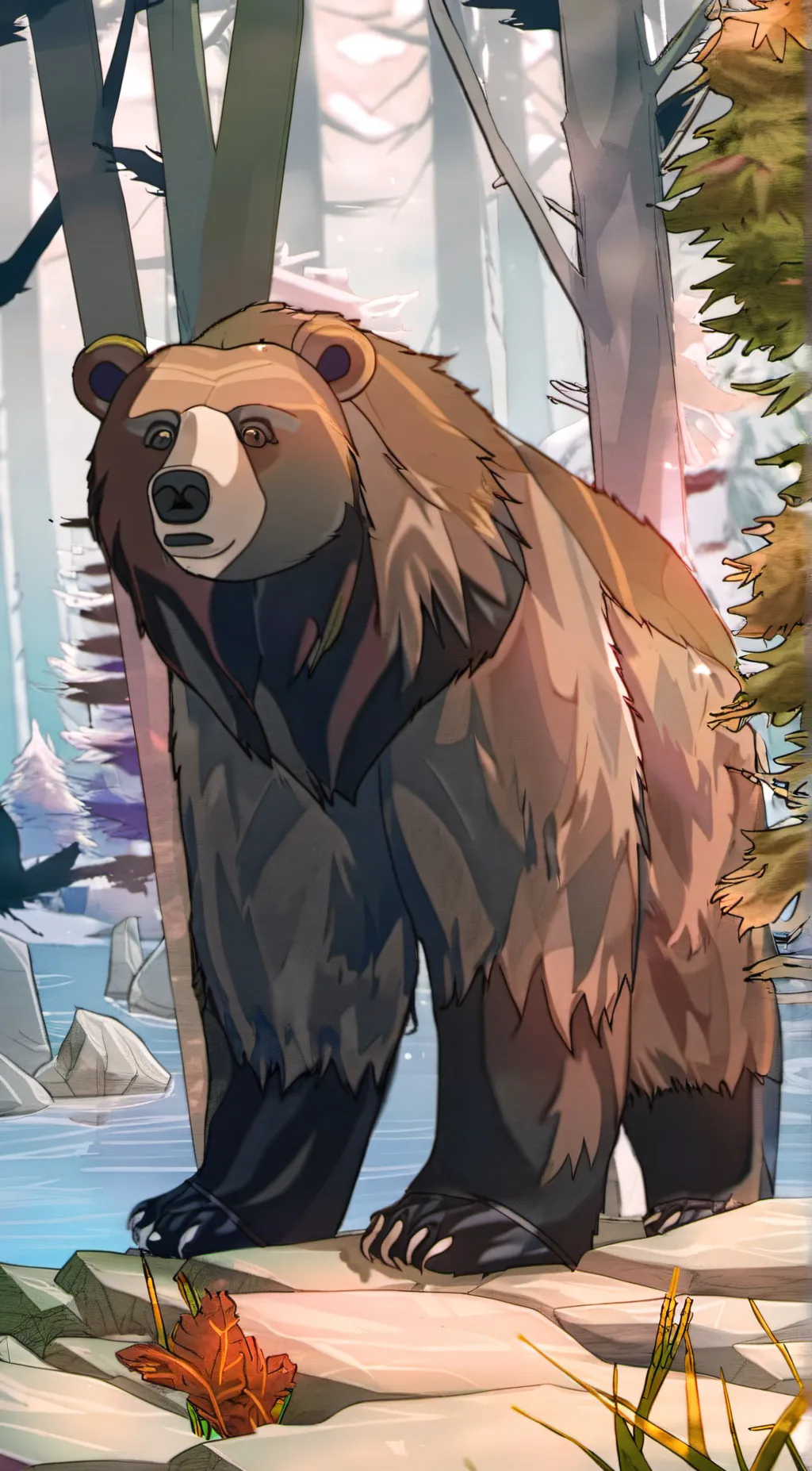 ai character:  chocolate boy background