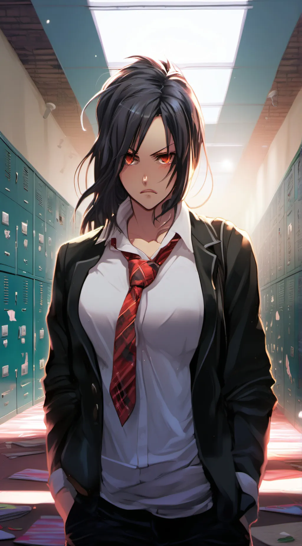 ai character: Ash background