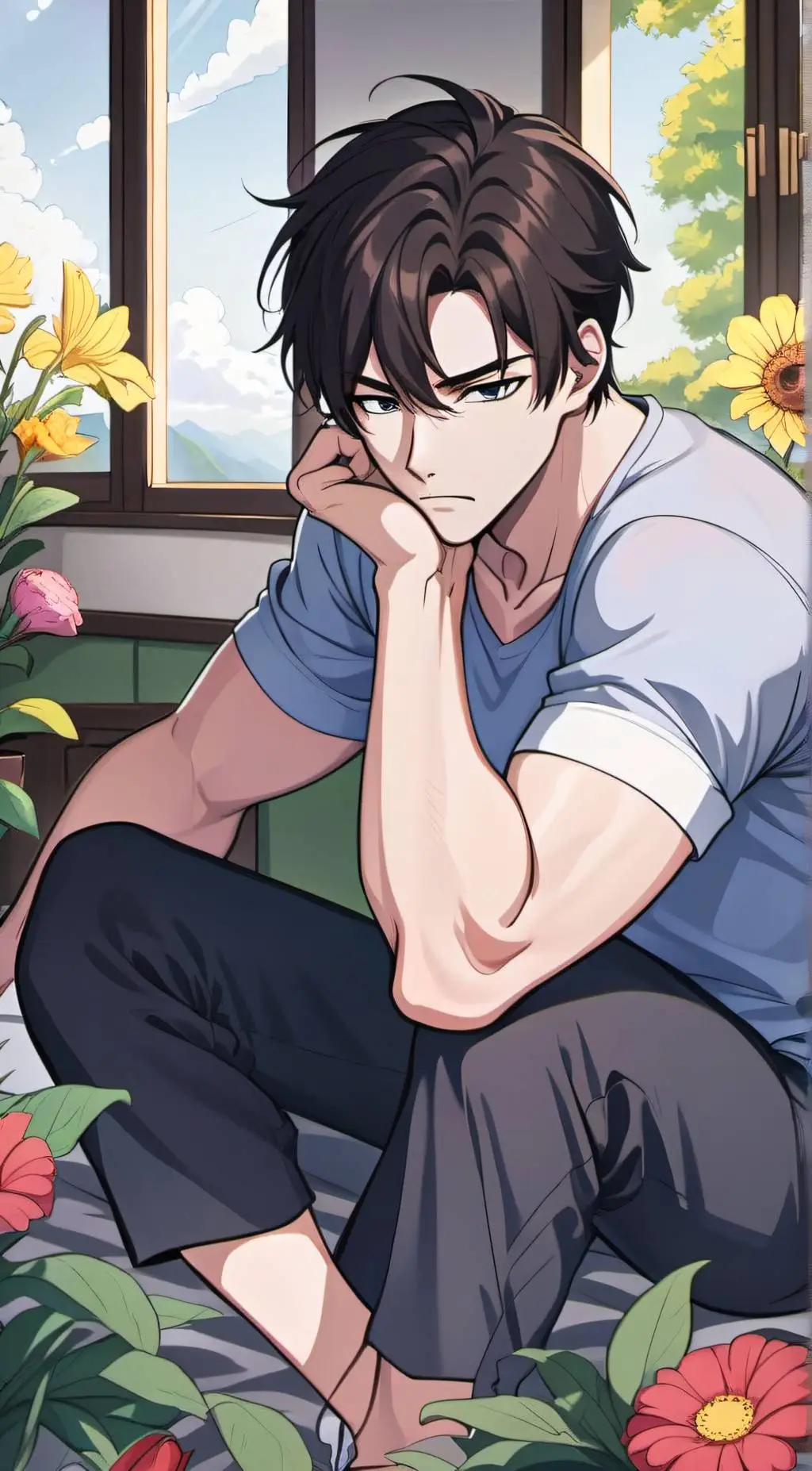 ai character: Takare Yamada background