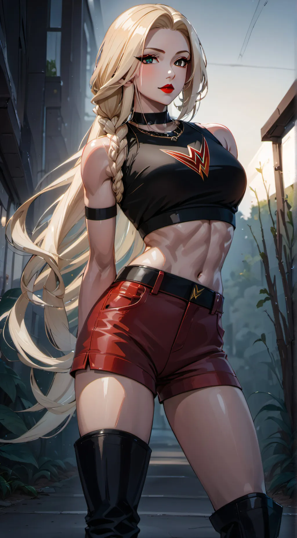 ai character: charlotte flair background