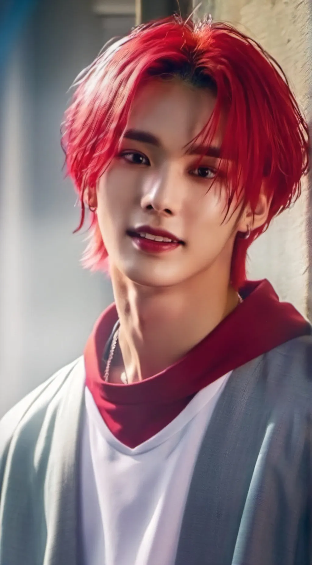 ai character: Hyunjin  background