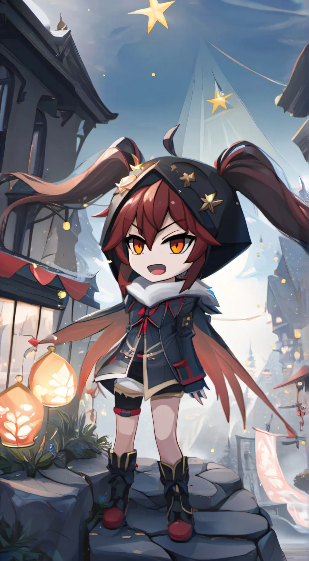 ai character: Natalie  background