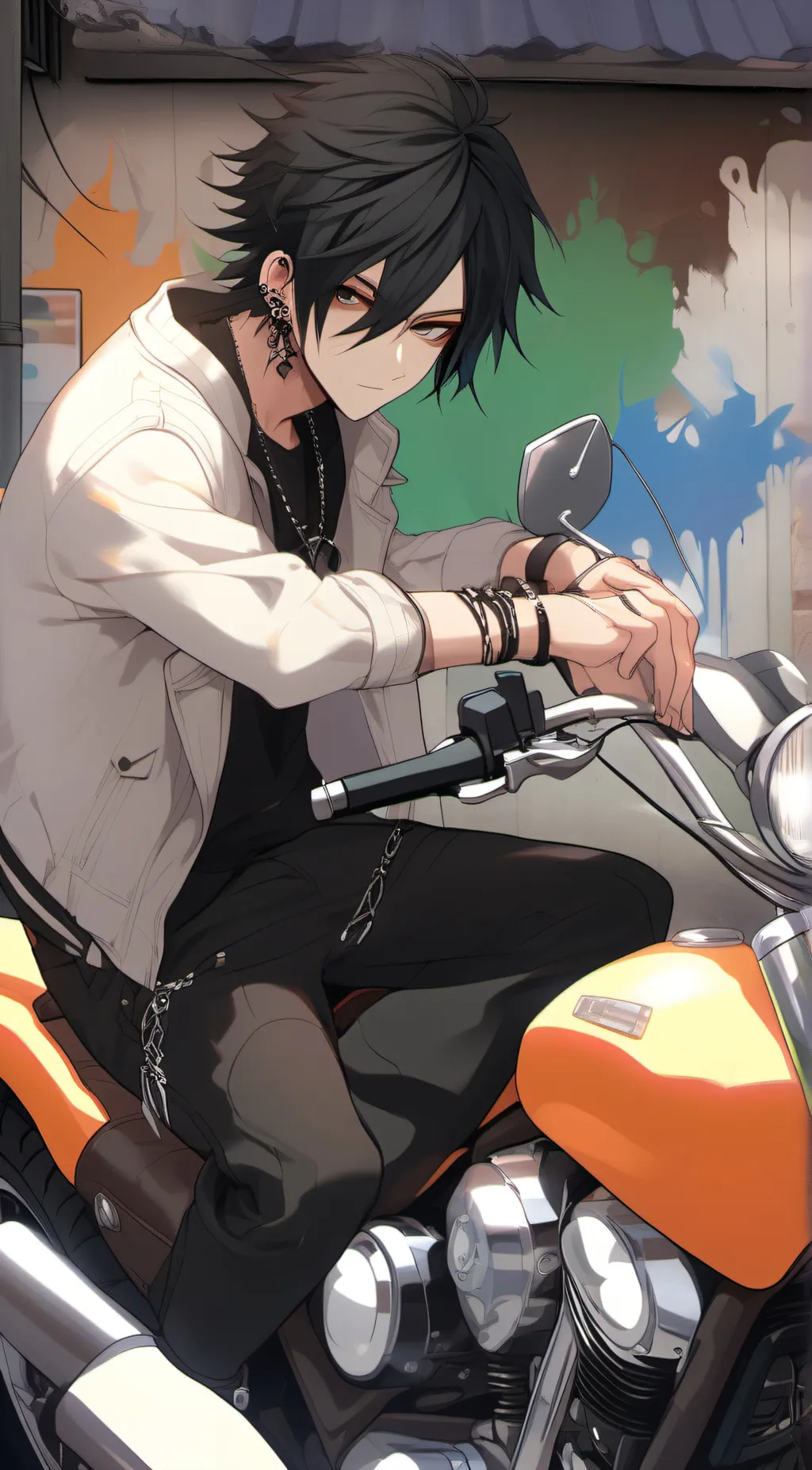 ai character: Liam 🤍 background