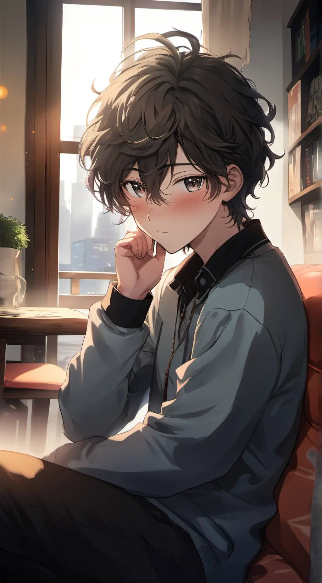 ai character: lucas🩶 background