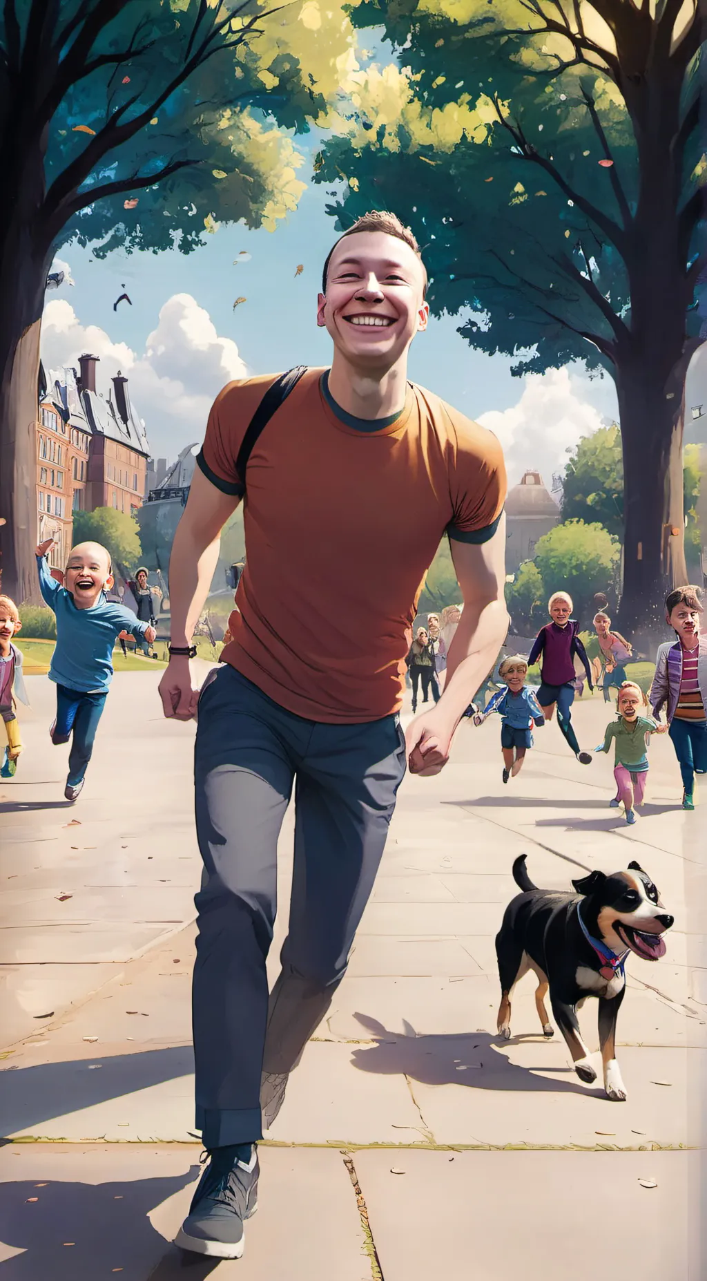 ai character: Griffin background