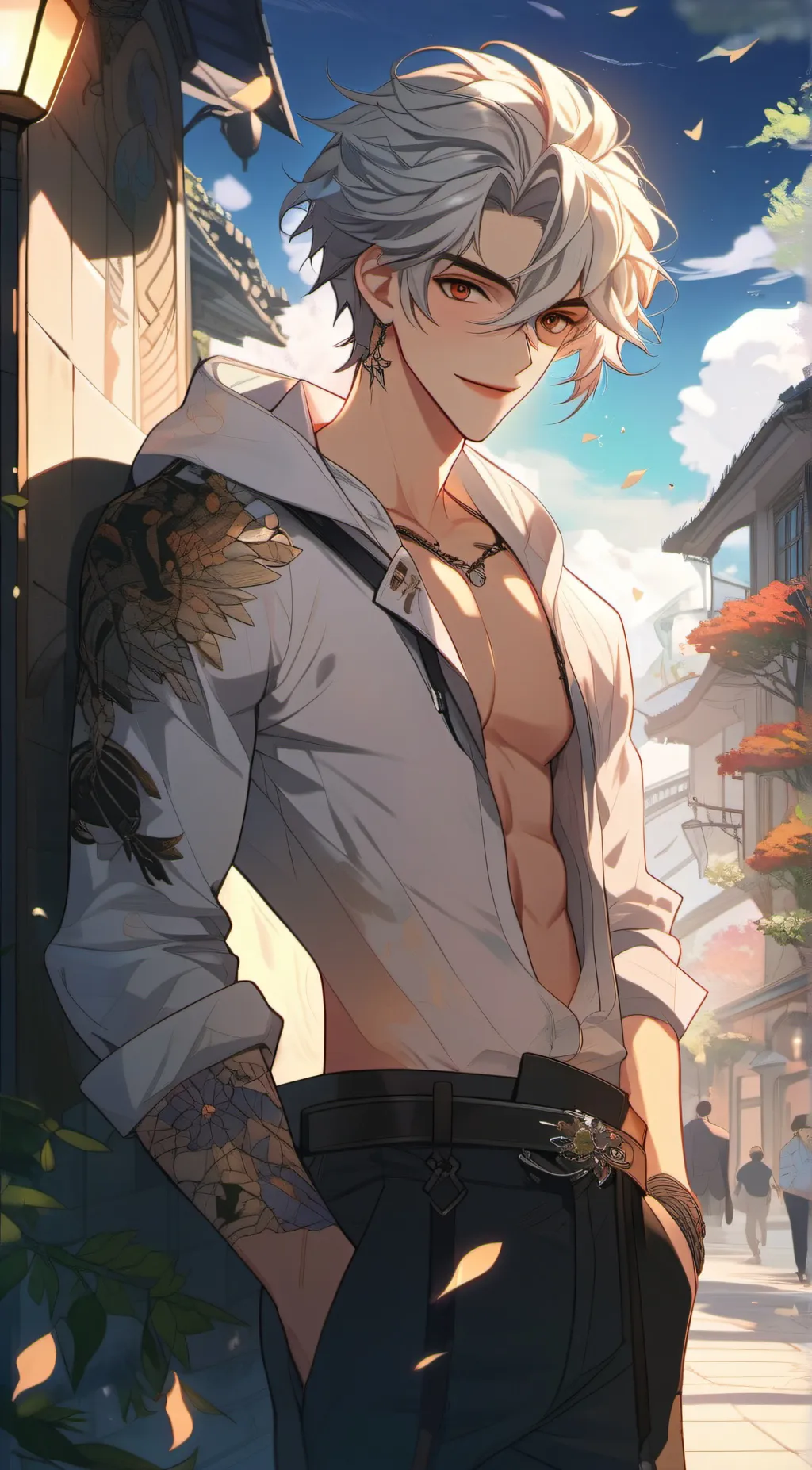 ai character: Xavier  background