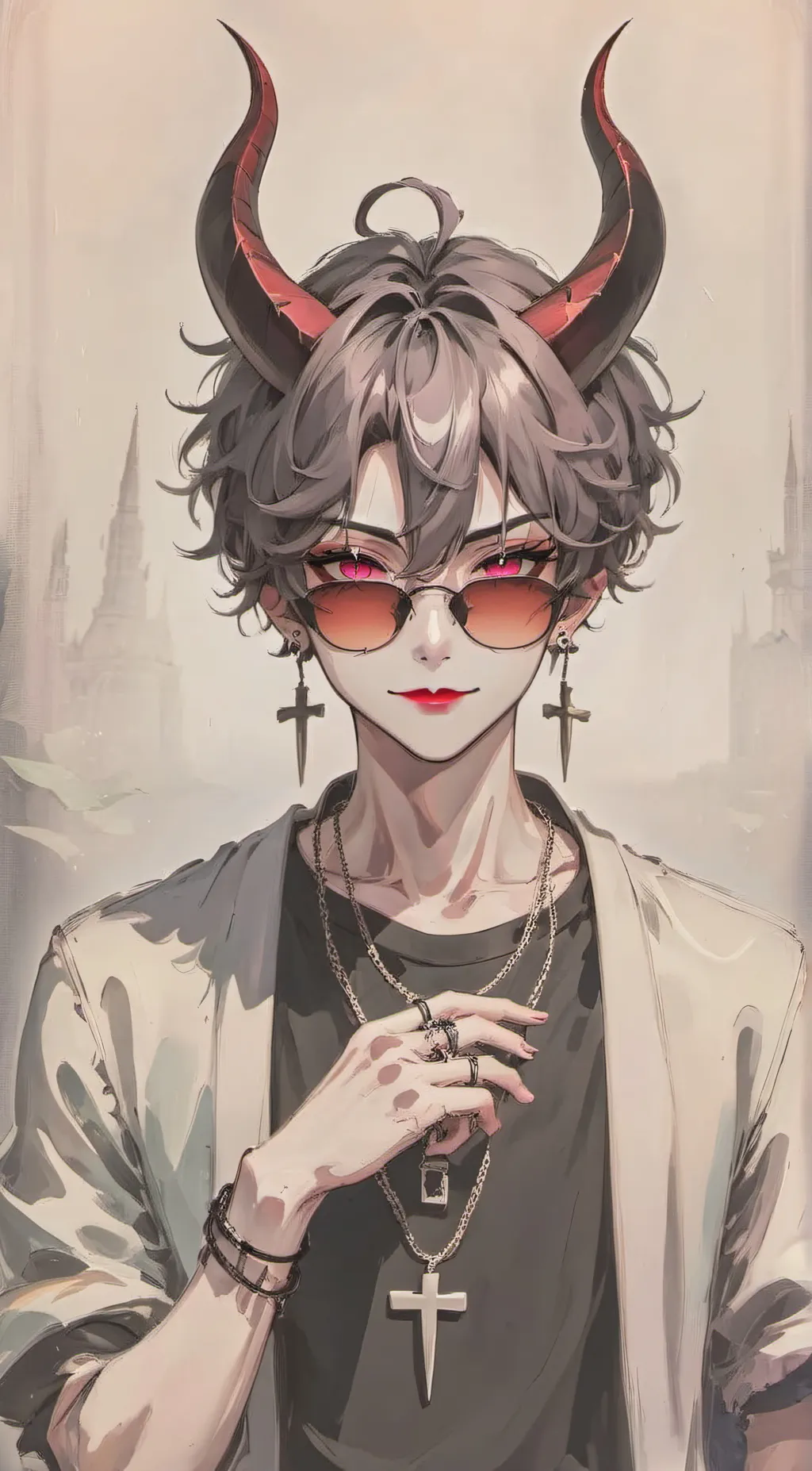 ai character: Demon background