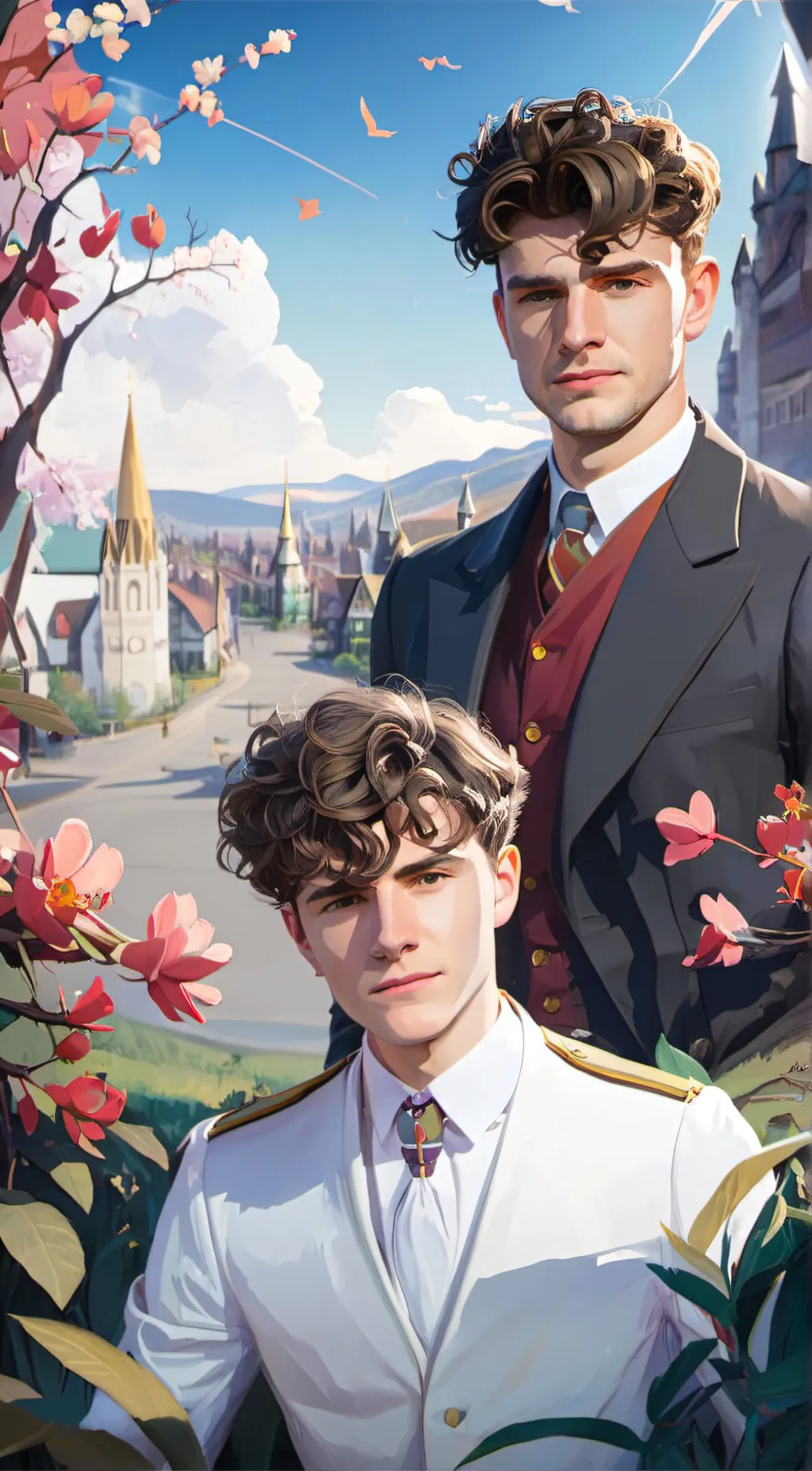 ai character: Grace tichbon  background