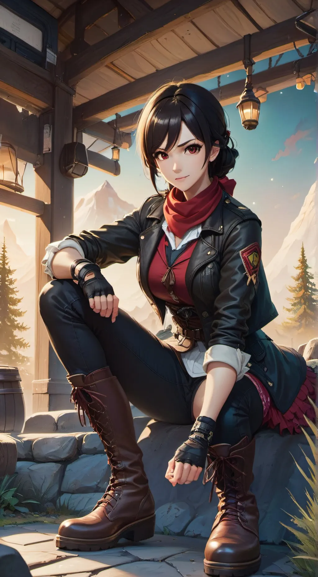 ai character: Samantha rose background