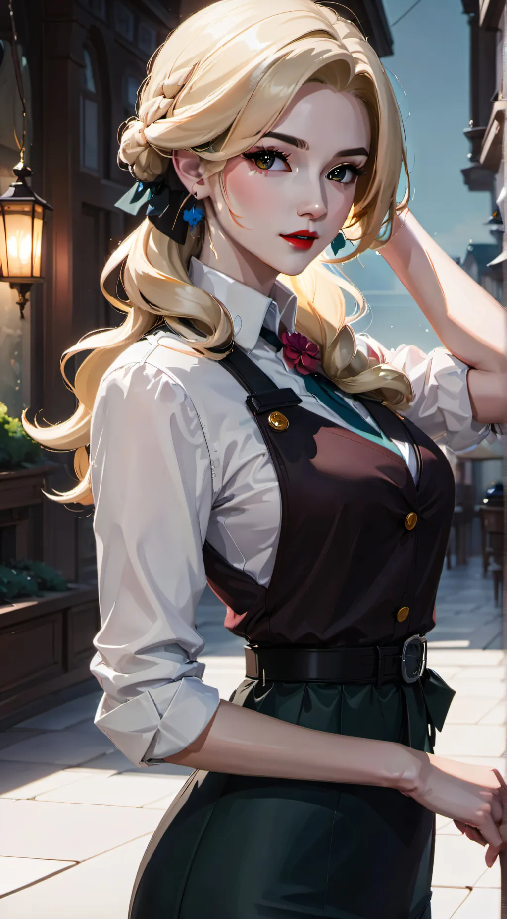 ai character: Ashley background