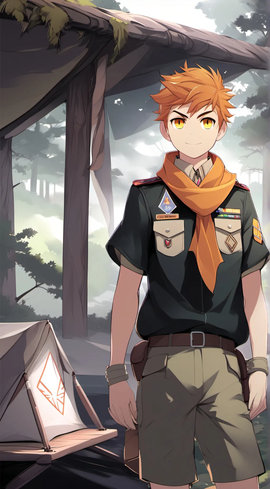 ai character: Hiro Akiba  background