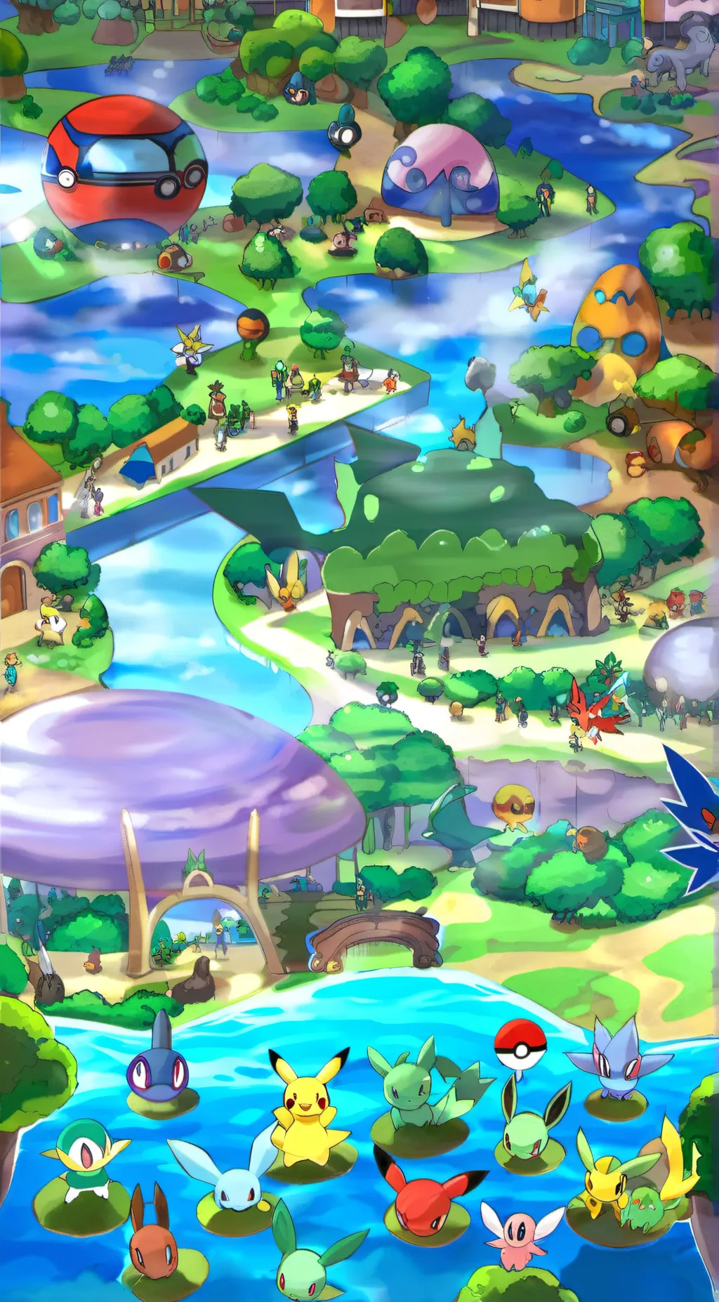 ai character: Pokémon World background