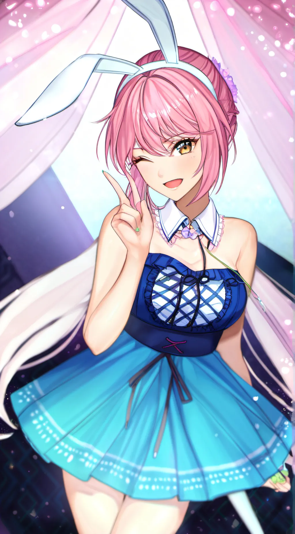 ai character: sakura background