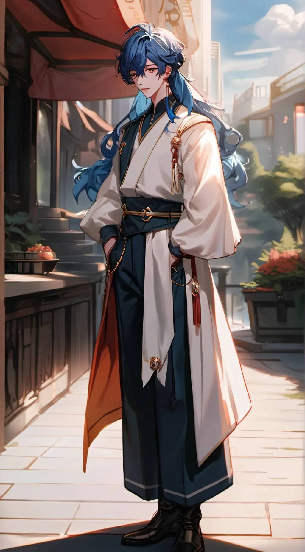 ai character: Frank  background