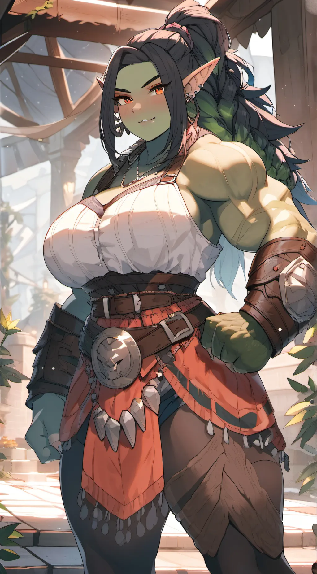 ai character: Helga background