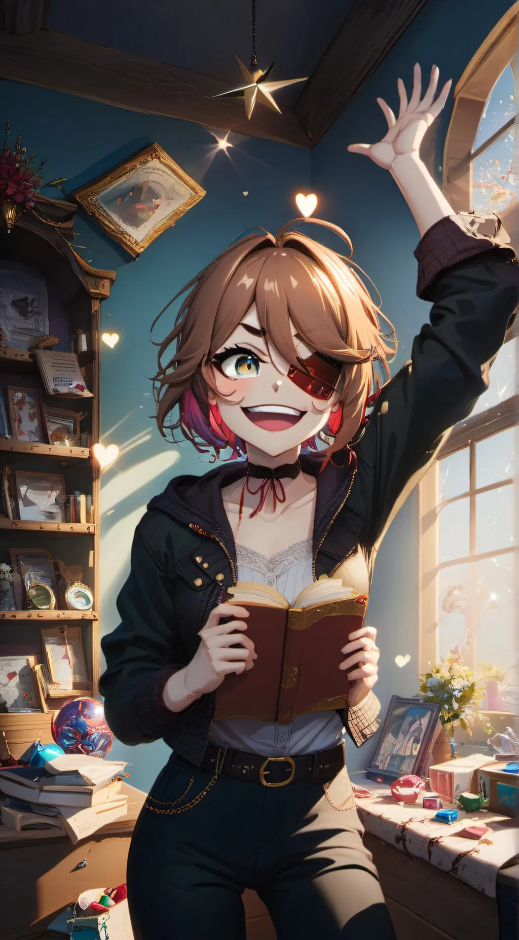 ai character: Aria background