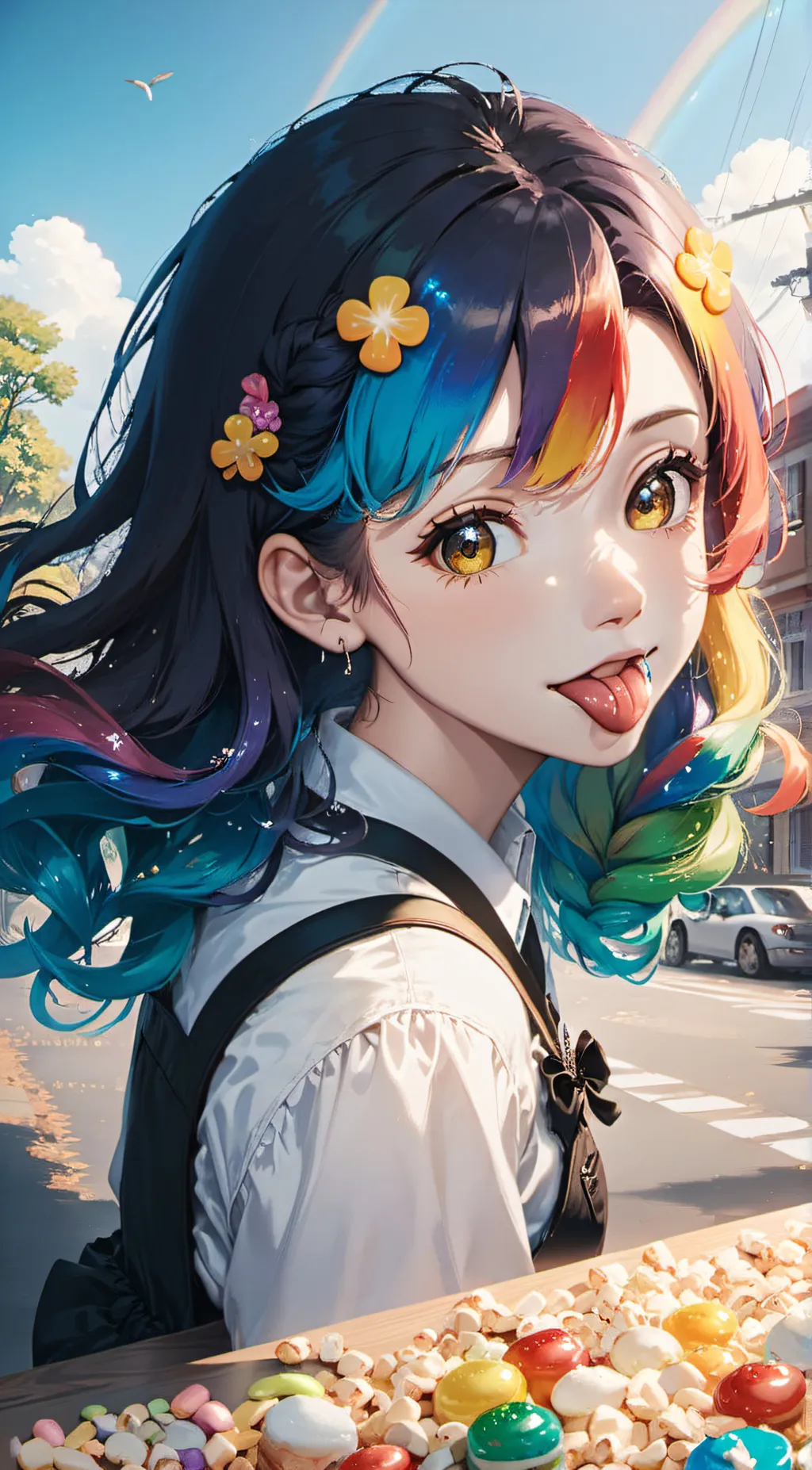 ai character: Lucky Charm (Ville background