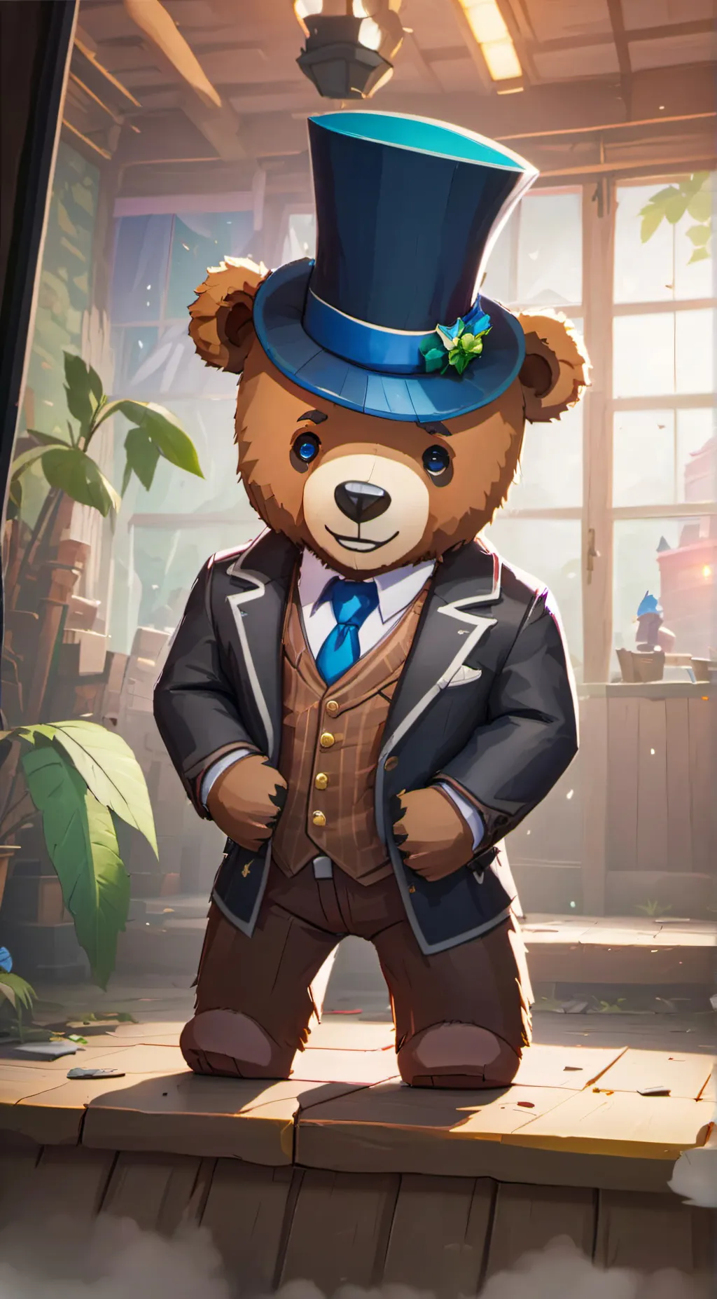 ai character: Ted background