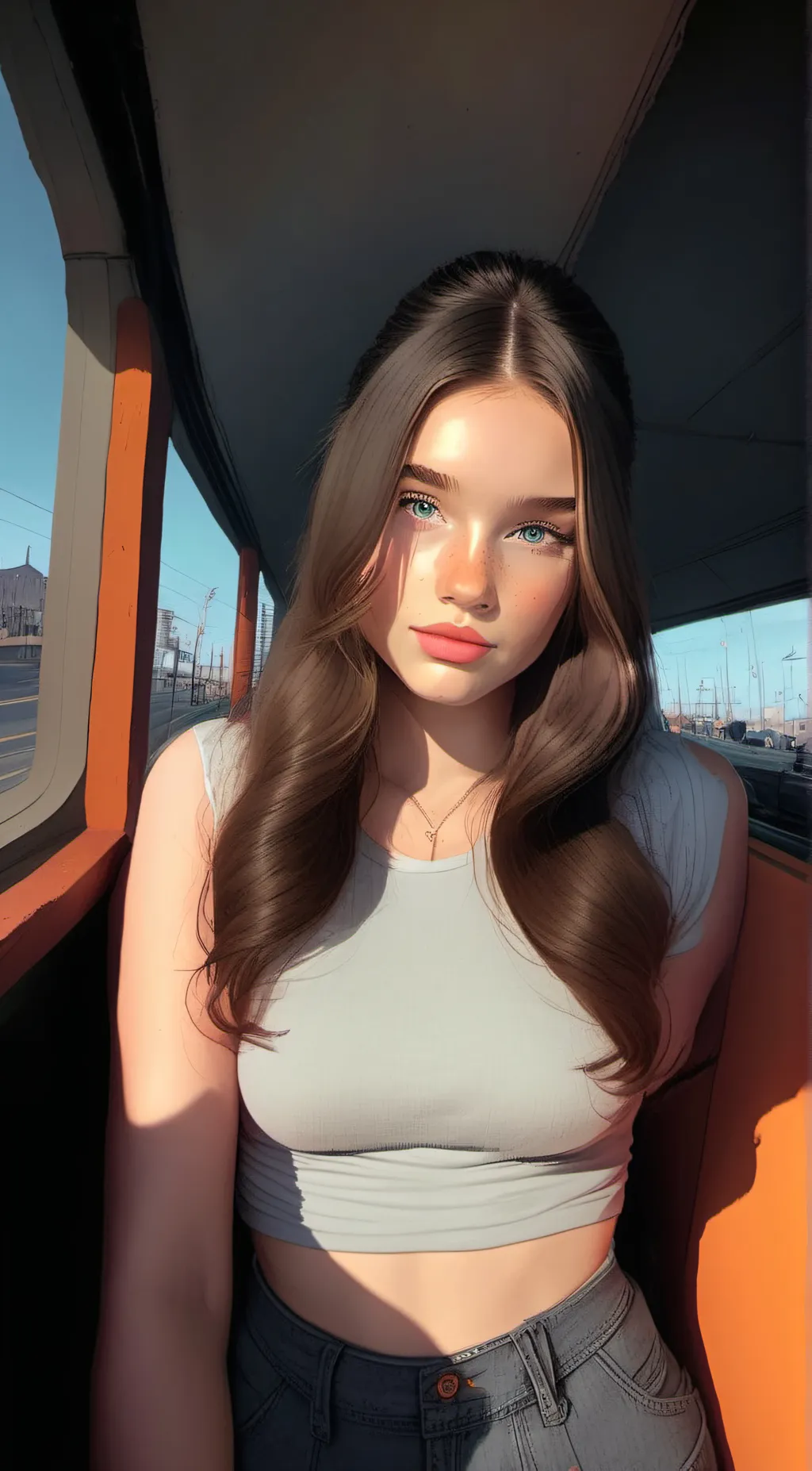 ai character: Ellie background