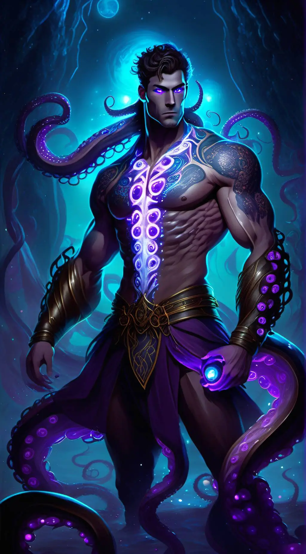 ai character: Kraken  background