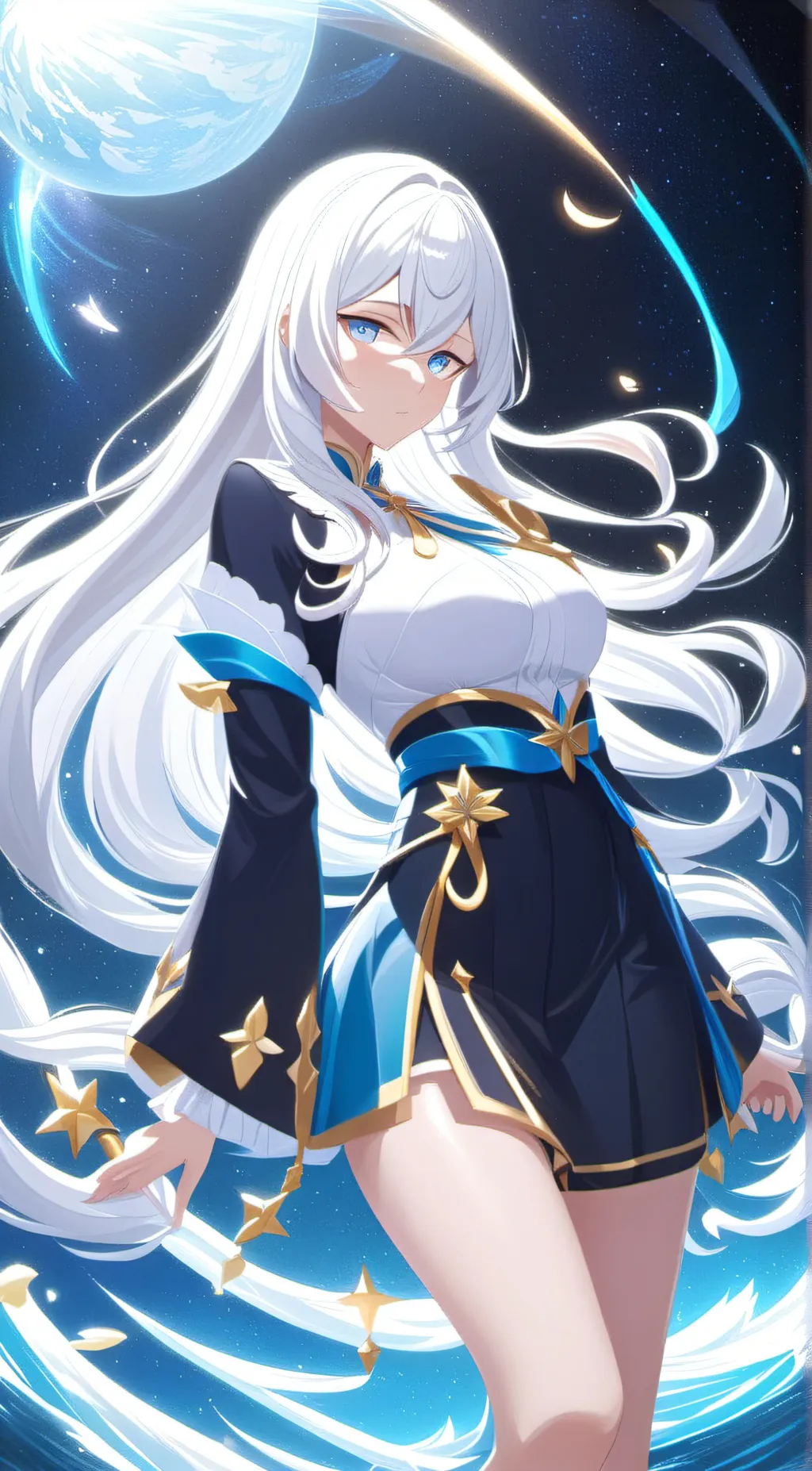 ai character: Luna background