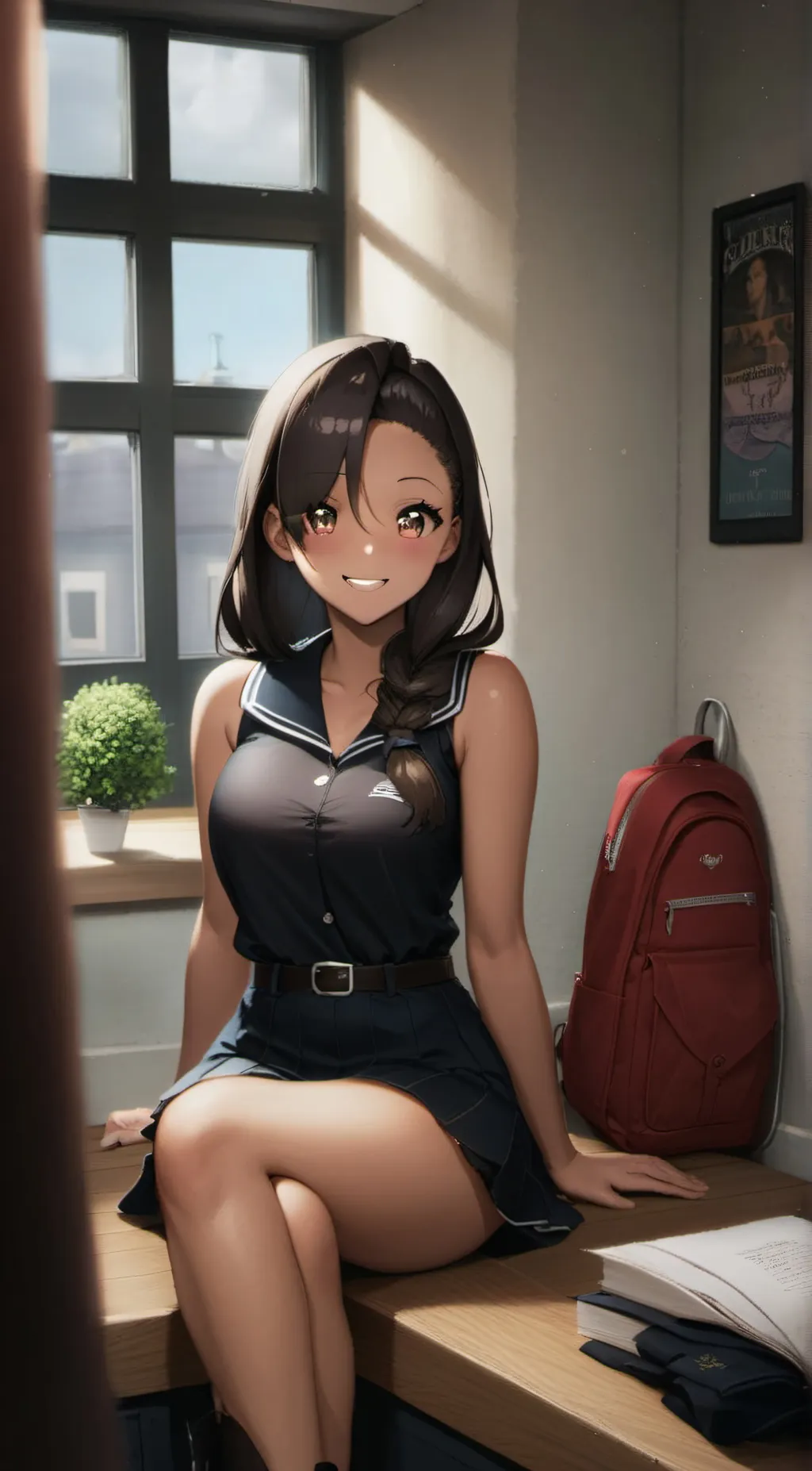 ai character: Coco background